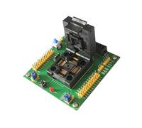 DOSERTY Asientos de programación de descarga de microcontroladores con placa de prueba integrada para depuración de chips, asientos de programación de microcontroladores