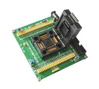 DOSERTY Asientos de programación de descarga de microcontroladores con placa de prueba integrada para depuración de chips, asientos de programación de microcontroladores