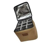 DOSERTY Bolsa de depósito recargable, cilindro de combustible, funda protectora para latas de campamento, bolsa de transporte pequeña para almacenamiento de combustibles, Khaki, XL
