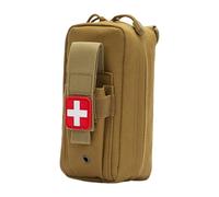 DOSERTY Bolsa organizadora multiusos para emergencias, bolsa de transporte para situaciones de respuesta inmediata, diseños de múltiples compartimentos, Color barro, Talla única