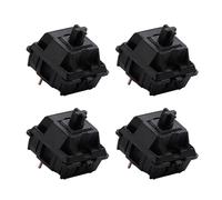 DOSERTY CherryMX - Interruptores de llave de 3 pines para teclados mecánicos de juegos, montaje en placa, negro, azul, té, rojo y plateado