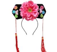 DOSERTY Diademas de princesa china, tocado para fiesta de cosplay, para recreación histórica, disfraz tradicional, accesorio para el cabello