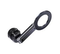 DOSERTY Extensor de soporte de teléfono ajustable de 17 mm, adaptadores de cabeza de aluminio, accesorios de coche para salpicaderos, clip de ventilación, soporte de teléfono de aluminio, brazo de
