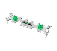 DOSERTY Herramienta de nivelación de tuberías multifuncional 15 en 1, llave profesional de fontanería para mantenimiento del hogar, accesorios de reparación, llave de nivelación de tuberías de agua