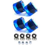 DOSERTY Juego de 4 patinetas con rodamientos y espaciadores para exteriores, ruedas de crucero, longboards de repuesto, ruedas longboards