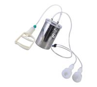 DOSERTY Ordeñadora manual de acero inoxidable para cabra, oveja, vaca, ordeñadora, bombas de vacío para ovejas y vacas