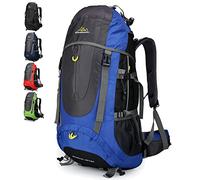 Doshwin 70L Mochila Senderismo Trekking Camping Viaje para Hombre Mujer (Azul)