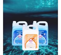 Dosidermo Suavizante Concentrado Profesional 5kg - Con Sedalina. Blanco Aroma a Romero y Azul Aroma Marino - Protector de Ropa Delicada, Antiestático y Planchado Fácil_Lote 2 Azules + 1 Blanco.