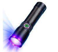 DOSIDIAG - Lámpara UV 365 nm de alta potencia 30 W - Aluminio Premium - Recargable USB-C - Detección de fugas, orina animal, escorpiones, chinches, falsos billetes, minerales - IPX4