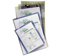 Dosier angulo recto saro pvc 280µ a4 transparente paquete de 50