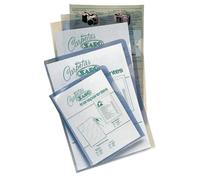 Dosier angulo recto saro pvc 280µ fº transparente paquete de 50