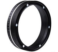 Dosificación de café de aleación de 51 mm/54 mm/58 mm para máquinas portafiltros de aluminio compatibles con máquinas de portafiltros grises, negro/plateado/azul, ollas magnéticas de malla