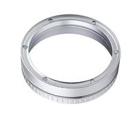 Dosificación de café para anillo para portafiltro de espresso, embudo de aluminio con base magnética para cestas de 51 mm, 54 mm, 58 mm, para distribuidor de tierra de precisión, para barista Home