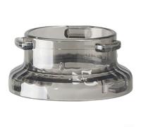 Dosificación giratoria para anillo para Breville serie 8 | Accesorio de embudo espresso | Polvo de café antiderrame de policarbonato gris transparente para anillo | Accesorio de portafiltro de ajuste