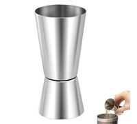 Dosificador de cóctel de 2 cl, 4 cl, dosificador de alcohol, dosificador de cócteles, 2 cl/4 cl,Jigger,Jigger Cocktail,doble Jigger de acero inoxidable, para ginebra, whiskey, alcohol, accesorios de