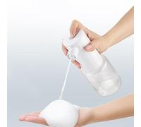 Dosificador de Jabón, Dispensador Automático de Jabón, Botella de Spray de Espuma de Jabón Eléctrico, Dispensador de Jabón de Manos Recargable sin Contacto de 380 ml para Baño/Cocina/Restaurante