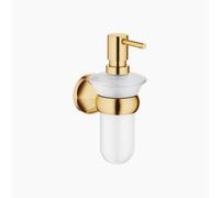 Dosificador de jabón Dornbracht MADISON, 250 ml, vidrio opalino, 83435361-28, Color: latón cepillado