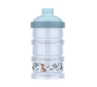 Mepal, Torre para Leche en Polvo Mio Little Dutch, Cierre hermético, Dispensador de leche en polvo y almacenamiento multiusos en uno, Apila tantos como necesites, 360 ml, Forest Friends
