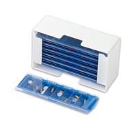 Dosificador de medicamentos XL-8 para 1 semana con dispensador azul de 7 MW 8 compartimentos