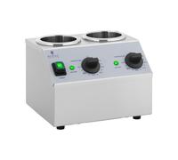 Dosificador de salsas con calentamiento - 2 x 1 L - panel de control en la parte superior - Royal Catering