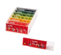 Dosificador Pastillas Semanal - Pastillero Para Almacenamiento De Tomas
