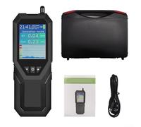 Dosímetro portátil de mano, medidor de monitor de radiación recargable LCD, detector de radiación nuclear Contador de Radiación Nuclear para Geige