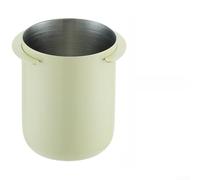 Dosing Cup In 304 Stainless Steel For Espresso Portafilter Systems With 58mm Fit To Aid Grounds Transfer And Waste Minimization(Cream)
