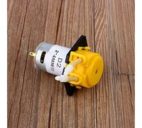 Dosing Peristaltic Pump Head, Small Metering Pump for Aquarium and Lab, Adjustable Flow Rate 0-200 ml/min, Snap - Release Design with 2 mm ID Tube, Compatible with 80 mA DC Motor