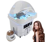 dosiwlatever Nuevo SPA Capilar Japones Lavacabezas con Depósito de Agua Limpia 60 L & Tanque de Desechos 20 L | con Vapor & Terapia LED | para Salón para Cuidado Capilar Orgánico & Cuero Cabelludo