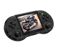 Dosnura RG353P Handheld Game Console Linux and Android Dual OS RK3566 64BIT 64G TF Card 4420+ Classic Games 3.5 Inch IPS Screen 3500mAh Battery Support 5G WiFi 4.2 Bluetooth(RG353P-Black)