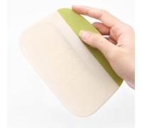 Dosque Rasador Rabraper para hornear | Cuchillo banco de 5.91 pulgadas con orificio de gancho y escala de medición | Herramientas de duradera, glaseado, pastel -decoración para panaderos en casa,