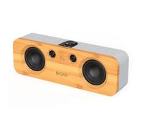 DOSS SoundBox H200 - Altavoz con sonido potente de 50 W, graves en auge, tecnologías DSP duales, tiempo de reproducción de 35 horas, diseño clásico con materiales sostenibles, altavoz doméstico de