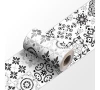 Dostear Cenefa Adhesiva Cocina Para Pared Vinilos Baño Decoración de Pared YX173 30cm X 240cm