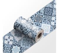 Dostear Cenefa Adhesiva Cocina Para Pared Vinilos Baño Decoración de Pared YX175 10cm X 240cm