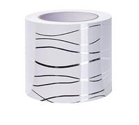 Dostear Friso Para Pared Cenefas Adhesivas BañO Cocina de Papel Para Paredes 3d Infantiles Decorativas Adhesivas Pintado Cocina Vinilo Autoadhesivo Impermeable Ola Blanca 15cm X 500cm