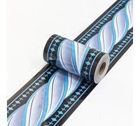 Dostear Friso Para Pared Cenefas Adhesivas BañO Cocina de Papel Para Paredes 3d Infantiles Decorativas Adhesivas Pintado Cocina Vinilo Autoadhesivo Impermeable punto azul 10cm X 1000cm