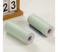 Dostear Friso Para Pared Cenefas Adhesivas Baño Cocina de Papel Para Paredes 3d Infantiles Decorativas Adhesivas Pintado Cocina Vinilo Autoadhesivo Impermeable Verde Claro 10cm X 500cm
