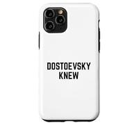 Dostoevsky Knew Leer Literatura Rusa Filosofía Novelas Carcasa para iPhone 11 Pro