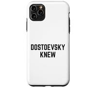 Dostoevsky Knew Leer Literatura Rusa Filosofía Novelas Carcasa para iPhone 11 Pro MAX