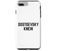 Dostoevsky Knew Leer Literatura Rusa Filosofía Novelas Carcasa para iPhone 7 Plus/8 Plus