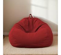 DOSYCOVUR Funda para Puff Solo Almohada Grande para Adultos Cubierta De Puff para Juguetes Suaves para Adultos Silla De Lectura Puff Gigante Cubre Almohada para Niños,A,70 * 80cm