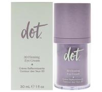 dot 3D firming Eye Cream - Hyaluronic Acid, Antioxidants with Feminage - Anti Wrinkle Cream, Lighten Dark Circles - Menopause Skincare - For All Skin Types - Vegan - Sulfate free - Travel Size - 1 oz