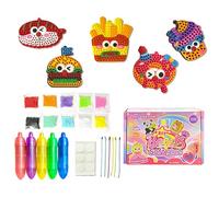 Dot Art For Kids | Funny Educational Craft Supplies - Llavero versátil para hacer juguetes para principiantes, cuentas desmontables para niños, niñas, escolares, clases de juego