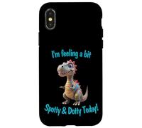 Dot Day Dino Me Siento un Poco Irregular y Dotty Hoy Carcasa para iPhone X/XS