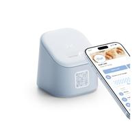 dot. Display - Soporte NFC para grifo y código QR - para eventos, opiniones, restaurantes, menús, salones, minoristas y recepciones (negro) (azul)