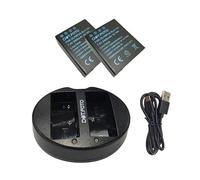 Dot.Foto BLH-1 Premium Alta Capacidad 2450mAh Batería (x2) & BCH-1 Tipo USB Cargador Doble de Batería para Olympus OM-D E-M1 Mark II, E-M1 Mark III, E-M1X