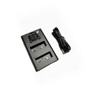 Dot.Foto BLS-5, BLS-50 Cargador Doble USB LCD (BCS-5 Tipo) para Olympus OM-5 OM-D E-M10 Mark IV, E-M10 Mark II, E-M10 Mark III S, E-M5 Mark III