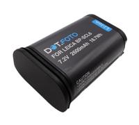 Dot.Foto BP-SCL6 Premium - Batería recargable para Leica Q3, Q2, SL2, SL2-S, SL3 (7,2 V, 2600 mAh)