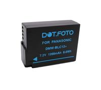 Dot.Foto DMW-BLC12, DMW-BLC12E Premium 7.2v / 1200mAh Batería Recargable para Panasonic Lumix DC-G97 DMC-FZ200 DMC-FZ1000 DMC-G5 DMC-G6 DMC-G7 DMC-GX8 DMC-G85 DMC-GH2