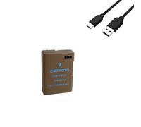 Dot.Foto EN-EL14, EN-EL14a Premium 7.2v / 1100mAh Batería Recargable USB-C para Nikon DF D3100 D3200 D3300 D3400 D3500 D5100 D5200 D5300 D5500 D5600 Coolpix P7000 P7100 P7700 P7800